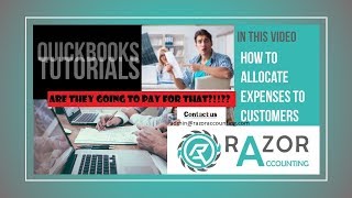 QuickBooks How To Allocate Expenses To Customers [upl. by Roslyn383]