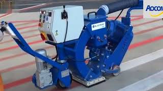 Portable Mobile Road Floor Shot Blasting Machine [upl. by Eelydnarb]