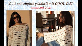 Pulli gehäkelt von mili mit Cool Cut [upl. by Coppola]