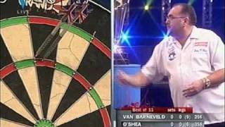 Raymond van Barneveld vs Tony OShea Part 1  2007 International Darts League Quarter Finals [upl. by Pinter]