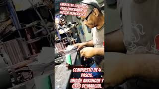 Pasos para embobinado de motor monofásico motoreseléctricos motrormonofasico [upl. by Arraeis]