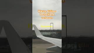 Warum Airlines Deutschland verlassen [upl. by Airetnuhs]