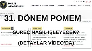 31 Dönem POMEM ilanı ne zaman gelecek Alım süreci nasıl olacak Detaylar videoda [upl. by Samau]