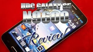 HDC Galaxy S5 N9600 Phablet Review  MT6589T Quadcore  Fastcardtech  sunnycube  colonelzap [upl. by Elicia]