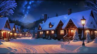 Snowy Village Lofi Cozy Winter Night Music [upl. by Gent]