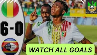 Mali🇲🇱 🆚 Eswatini🇸🇿 60 Highlights  Afcon qualifier [upl. by Arvin]