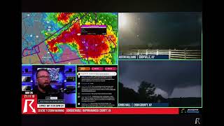 Ryan hall yall PDS Tornado Warning coverage [upl. by Auroora]