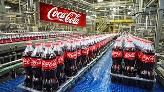 How CocaCola is MassProduced in Factory  Inside The CocaCola Factory  Food Processing [upl. by Dremann]