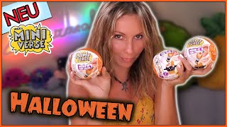 Miniverse Make It Mini HALLOWEEN Food REVIEW 🍹 Miniatur Deko amp ESSEN für Halloween Party herstellen [upl. by Atiuqrehs604]