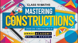 Unlocking the Secrets of Constructions Class 10 Maths Made Easy [upl. by Eceer]