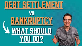 Debt Settlement vs Bankruptcy 7 Crucial Things You Need to Know [upl. by Dajma]