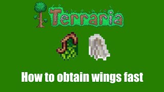 How to Get Fledgling amp Leaf Wings  Terraria  Quick Tutorial [upl. by Aelsel]