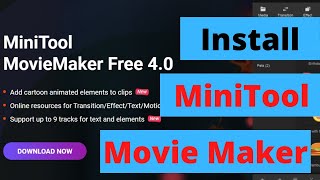 How to Download and Install Minitool Movie Maker 4 2022 [upl. by Adnwahs691]