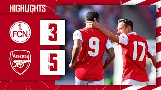 HIGHLIGHTS  Nurnberg v Arsenal 35  Jesus 2 Elneny [upl. by Eicrad]