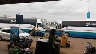 kpn travels  volvo sleeper bus rameswaram to chennai  enters in sivagangai [upl. by Bolten]