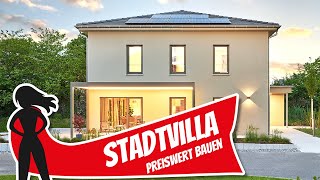 Stadtvilla preiswert bauen – so kann es klappen Neues Musterhaus von Fertighaus Weiss  Haustour [upl. by Ennahgiel397]