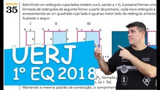 questão 35  UERJ  1º E Q 2018 MATEMÁTICA [upl. by Assenej88]