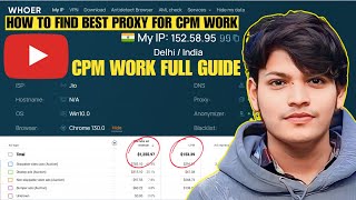 Get the HIGHEST CPM Rates in Just 30 Days with This Proxy Method [upl. by Winikka533]