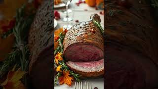 Garlic and Rosemary Prime Rib – Perfect for Thanksgiving 🍖✨ [upl. by Dorcea]