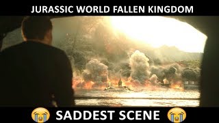 JURASSIC WORLD FALLEN KINGDOMS SADDEST SCENE The Death of the Brachiosaurus and Reaction [upl. by Shir101]