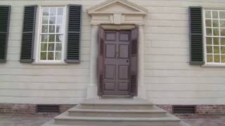 George Washingtons Front Door Gets a Makeover [upl. by Llerehc130]