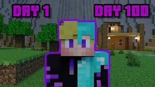 My First Time Ever Surviving 100 Days in Minecraft Hardcore [upl. by Sherilyn849]