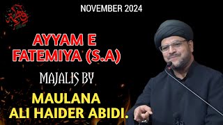 AYYAM E FATEMIYA SA MAJLIS BY  MAULANA ZAFRUL HASAN SB [upl. by Dao874]