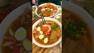 Delicious Vietnamese Banh Canh Noodle Soup shorts [upl. by Aloz]