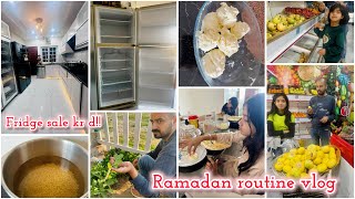 Ramadan preparations vlog  Fridge sale krdya [upl. by Efinnej]