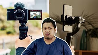 Nak Buat Vlog Pakai Phone atau Kamera [upl. by Aivat]