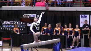 Houry Gebeshian 2010 Big Ten Championships Beam [upl. by Nov]