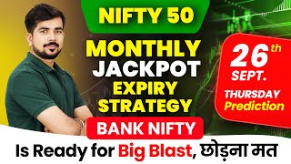 Nifty Expiry  Bank Nifty Prediction and Nifty Analysis for  26 SEP 24  Tomorrow Video [upl. by Weyermann960]