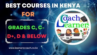 15 Best Courses For Grades C C D and Below  TVET Courses in Kenya [upl. by Koppel658]