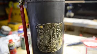 Fire Extinguisher Restoration  Vintage [upl. by Schnell955]