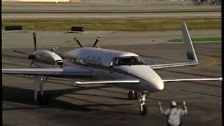 Rare Beech 2000A Starship 1 Departing BUR [upl. by Norahc]