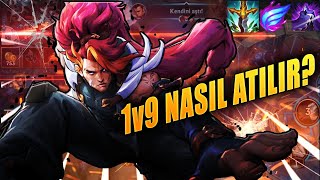 CHALLENGER ELOYA HÜKMEDEN ORMANCI XIN ZHAO RÜN BUILD  1v9 NASIL ATILIR Lol Wild Rift [upl. by Pacifica]