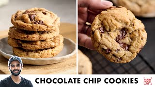 Eggless Chocolate Chip Cookie Recipe  बिना अंडे की चॉकलेट चिप कुकी  Chef Sanjyot Keer [upl. by Elitnahc]