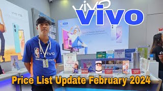 VIVO Price List Update February 2024  Vivo Y27s Y27  Vivo V29 Series  Vivo Y Series [upl. by Zephan]