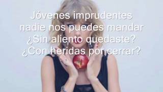 Blank Space Karaoke Español Taylor Swift [upl. by Nairahcaz874]