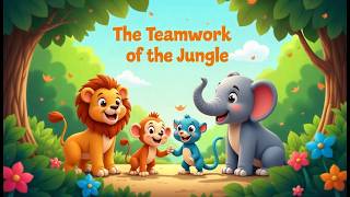 Jungle Cartoon song for kids with 3d animation IshmalToon IshmalToos [upl. by Tewfik]