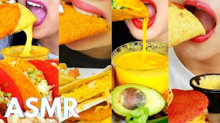 ASMR EATING TACOS MUKBANG COMPILATION [upl. by Yendys]