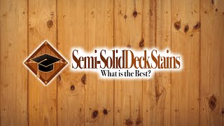 Best SemiSolid Deck Stain Reviews 2024  DeckStainHelp com [upl. by Ynner]