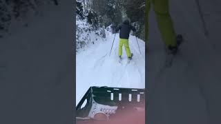 Skiing in polperro cornwall [upl. by Eelyab720]