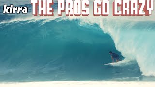 KIRRA the pros go crazy WSL QUIKSILVER PRO 2018 SURFING GOLD COAST [upl. by Estren]