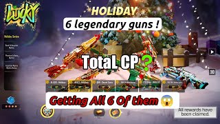 Holiday series full draw in codm  6 legendary draw in codmobile  Cod mobile holiday series codm [upl. by Etnoed]