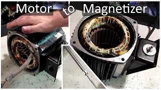 Gutted Electric Motor Into Magnetizer  Demagnetizer [upl. by Wickham250]