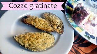 Cozze gratinate ricetta [upl. by Atterual668]