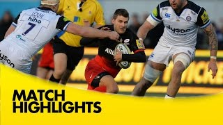 Saracens vs Bath  Aviva Premiership 201516 [upl. by Zwick]