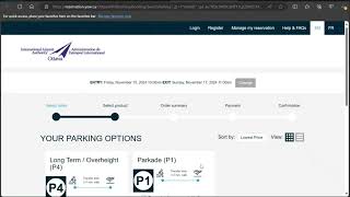 How To Book Parking At Ottawa Airport Canada [upl. by Evadnee]