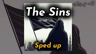 The Sins🖤  sped up  Nasheed🖤  nasheed nasheedstudio nasheedvocals [upl. by Kyte]